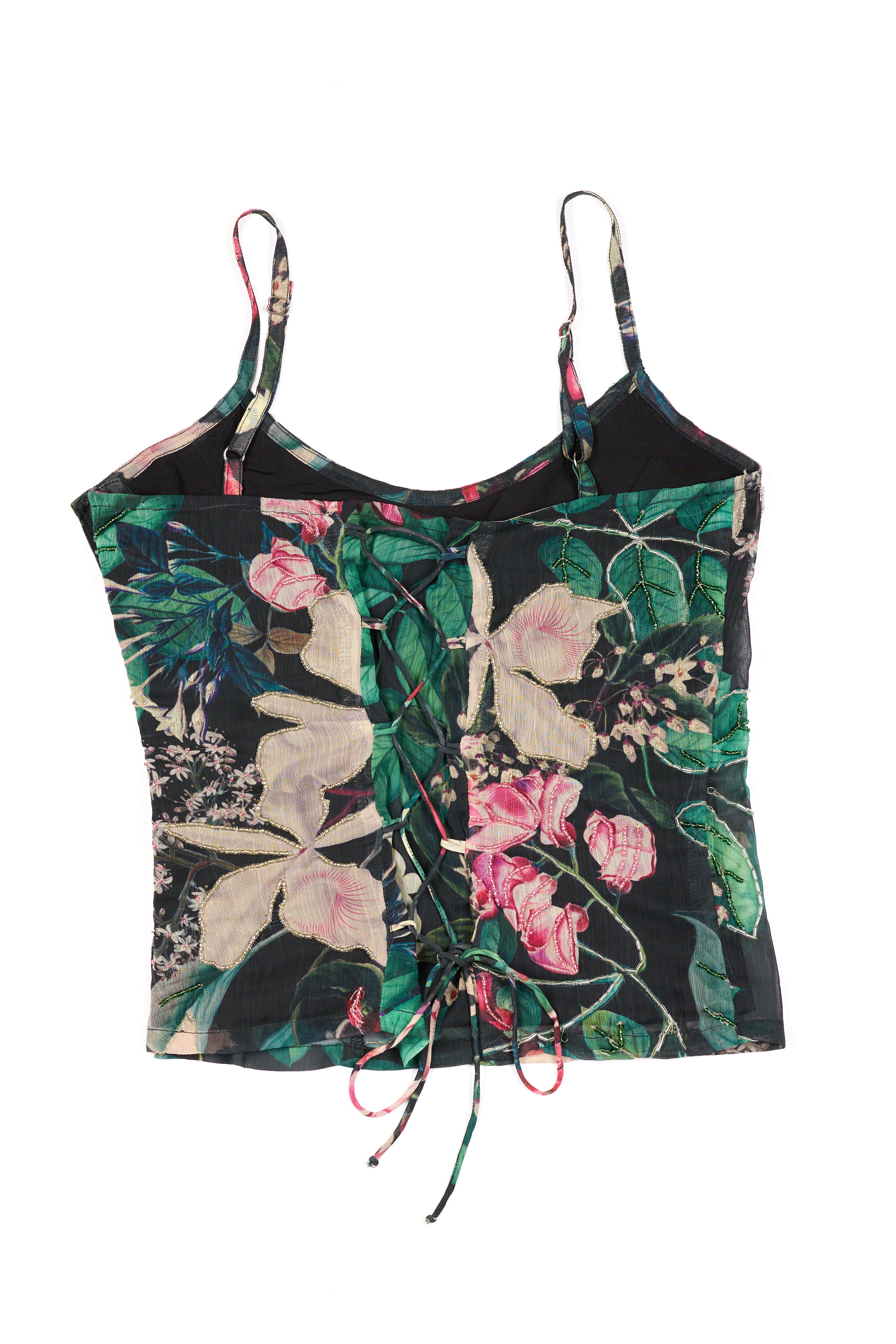 Namrata Jungle Beaded Tank